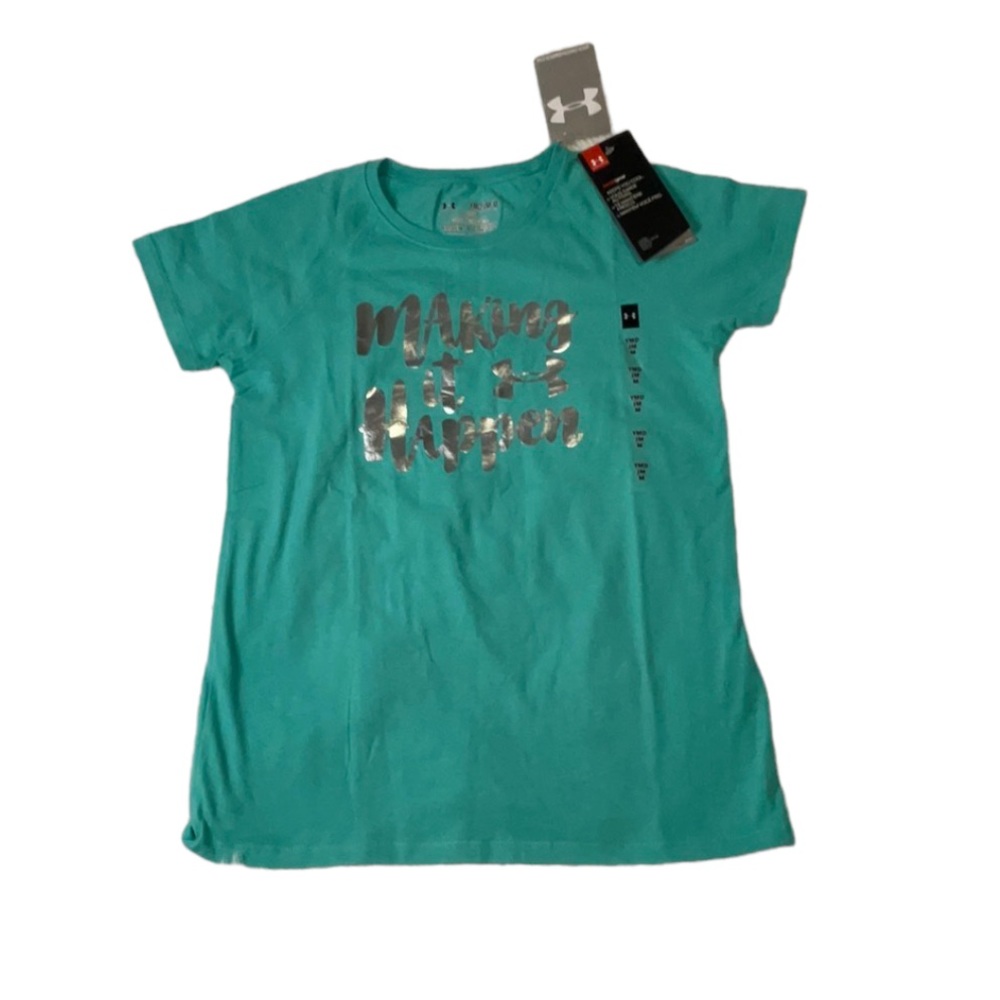 Under Armour heatgear, Loose, Girls/ Youth Tops, Graphic Short Sleeve,